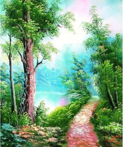 A Pathway in a Paradise Paint By Numbers