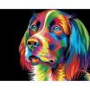 Abstract Dog Paint By Numbers