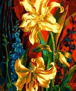 Abstract Flowers Paint By Numbers