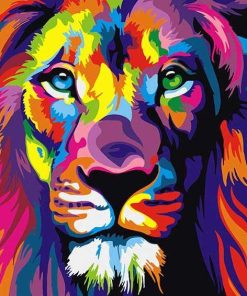 Abstract Lion Paint By Numbers