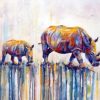 Abstract Rhino Paint By Numbers