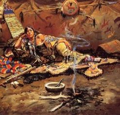 American Indian Woman Paint By Numbers