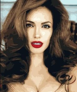 Angelina Jolie Paint By Numbers