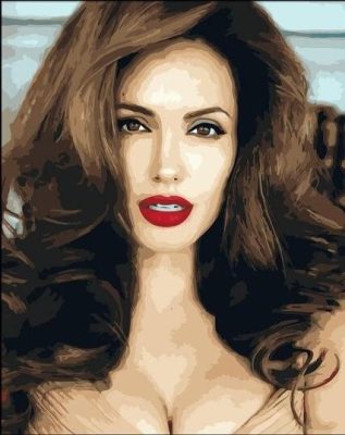 Angelina Jolie Paint By Numbers