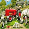 Animals on Farm Paint By Numbers