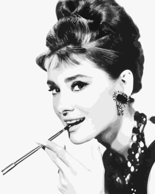 Audrey Hepburn Actress Paint By Numbers