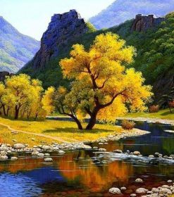 Autumn Nature View Paint By Numbers