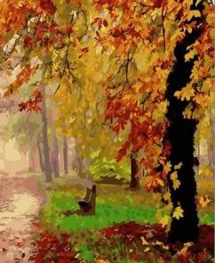 Autumn Tree Paint By Numbers