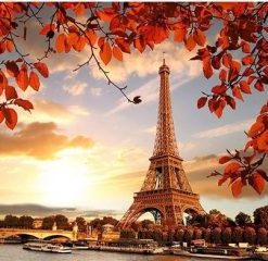 Autumn of Paris Paint By Numbers