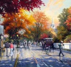 Autumn on Mackinac Island Paint By Numbers