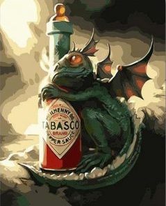 Baby Dragon Tabasco Paint By Numbers