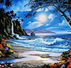 Beautiful Beach View Paint By Numbers