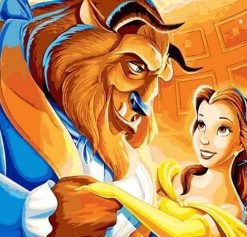 Beauty and the Beast Paint By Numbers