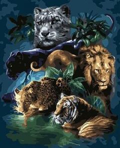 Big Cats Paint By Numbers