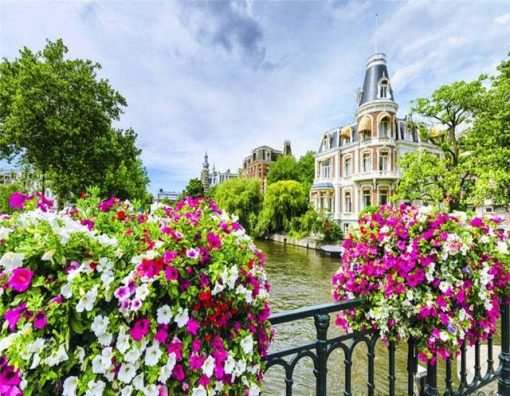 Bridges in Amsterdam Paint By Numbers