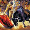 Bull and Matador Paint By Numbers