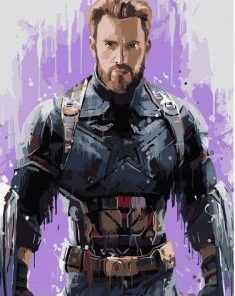 Captain America Rogers Paint By Numbers