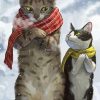 Cats With Scarf Paint By Numbers