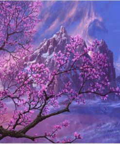 Cherry Blossoms Tree Paint By Numbers