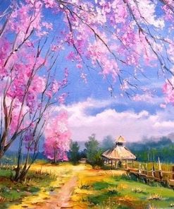 Cherry Tree Morning Paint By Numbers