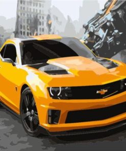 Chevrolet Bumblebee Paint By Numbers