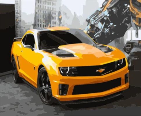 Chevrolet Bumblebee Paint By Numbers