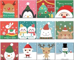 Christmas Animals Paint By Numbers