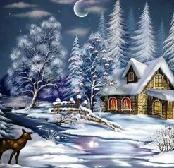 Christmas Night Paint By Numbers