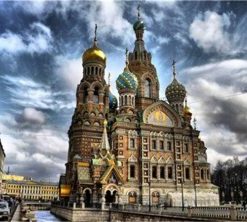 Church Of Saint Petersburg Paint By Numbers