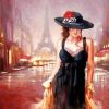 Classic Lady In Paris Paint By Numbers