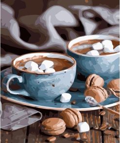 Coffee Cups Paint By Numbers