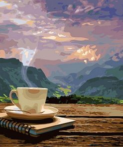 Coffee in The Mountains Paint By Numbers