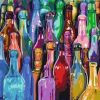 Colorful Bottles Paint By Numbers