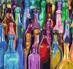 Colorful Bottles Paint By Numbers