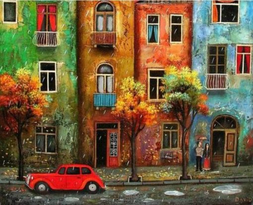 Colorful City Dreams Paint By Numbers