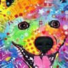 Colorful Golden Retriever Paint By Numbers