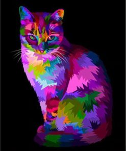 Colour Cat Paint By Numbers