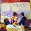 Couple in Paris Paint By Numbers