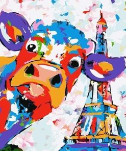 Cow At Paris Paint By Numbers