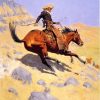 Cowboy On Horse Paint By Numbers
