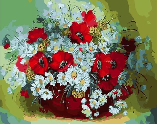 Daisy Flowers Paint By Numbers