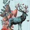 Deer in Mushroom Paint By Numbers