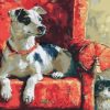 Dog On The Couch Paint By Numbers