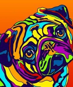 Dog Pop Art Paint By Numbers