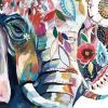 Elephant Abstract Paint By Numbers