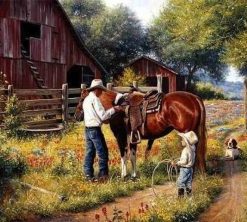 Family Farm Paint By Numbers