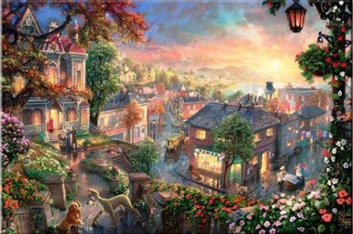 Fantasy City Paint By Numbers