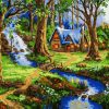Fantasy House Forest Paint By Numbers