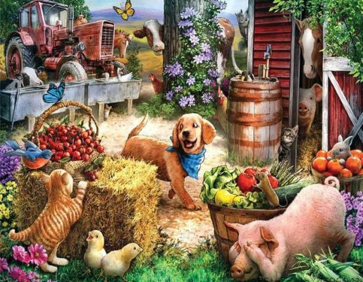 Farm of Animals Paint By Numbers