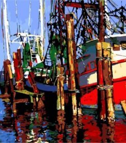 Fishing Boats Paint By Numbers